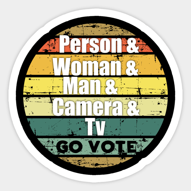 person woman man camera tv Sticker by BAB